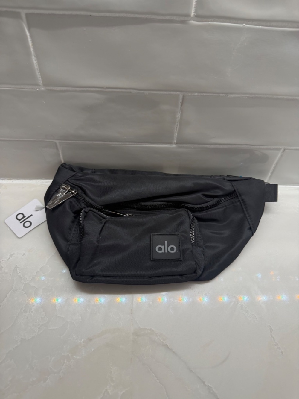 ALO Yoga Fanny Pack Black - 3 Pockets